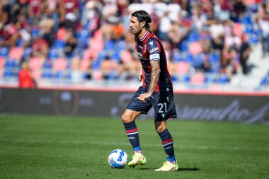 Bologna 'nın Roberto Soriano portresi İtalyan futbolu Serie A karşılaşması sırasında Bologna FC - SS Lazio (portreler arşivi) maçı Bologna, İtalya' da Renato Dall 'Ara stadyumunda, 3 Ekim 2021 - Fotoğraf: Ettore Griffon