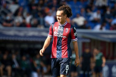 İtalya 'nın Bologna şehrindeki Renato Dall' Ara Stadyumu 'nda oynanan Bologna FC - SS Lazio (portreler) maçı sırasında çekilen Bologna' nın Arthur Tiyatrosu portresi.