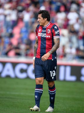 İtalya futbol takımı Serie A maçında Bolonya Federico Santander 'in portresi Bologna FC, SS Lazio' ya karşı (portreler arşivi) Bologna, İtalya 'daki Renato Dall' Ara stadyumunda, 3 Ekim 2021 - Fotoğraf: Ettore Griffon
