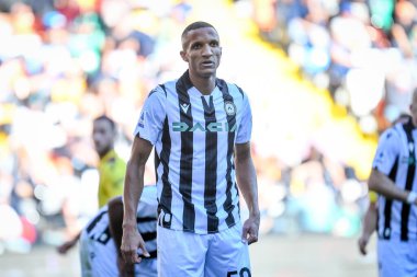 Udinese 'den Rodrigo Nascimento Becao İtalya' nın Udine kentinde 17 Ekim 2021 'de oynanan Udinese Calcio - Bologna FC (portreler arşivi) maçı sırasında Udine - Dacia Arena stadyumu, Udine, İtalya - Ettore Griffon