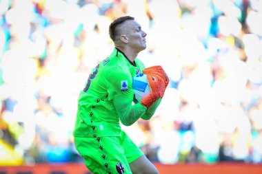Bologna 'nın Lukasz Skorupski portresi İtalyan futbolu Serie A maçı sırasında Udinese Calcio ile Bologna FC (portreler arşivi) maçında Udine, İtalya' da Dacia Arena Stadyumu, 17 Ekim 2021 - Fotoğraf: Ettore Griffon