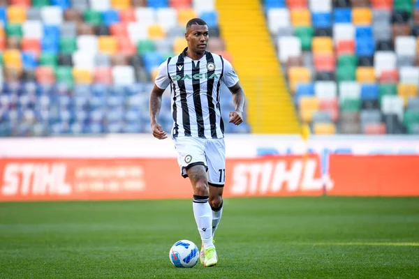 Udinese Nin Walace Souza Silva Portresi Talyan Futbolu Serie Maçı — Stok fotoğraf
