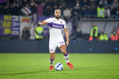 Fiorentina 'nın Sofya Amrabat portresi İtalyan futbol takımı Serie A maçında Venezia FC - ACF Fiorentina (portreler arşivi) maçı sırasında Venedik, İtalya' daki Pier Luigi Penzo stadyumunda, 18 Ekim 2021 - Fotoğraf: Ettore Griffon