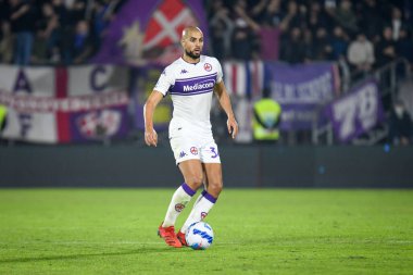 Fiorentina 'nın Sofya Amrabat portresi İtalyan futbol takımı Serie A maçında Venezia FC - ACF Fiorentina (portreler arşivi) maçı sırasında Venedik, İtalya' daki Pier Luigi Penzo stadyumunda, 18 Ekim 2021 - Fotoğraf: Ettore Griffon