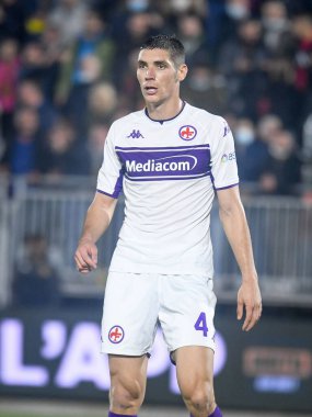 Fiorentina 'nın Nikola Milenkoviç' in İtalya futbol takımı Serie A maçındaki portresi Venezia FC 'ye karşı ACF Fiorentina (portreler arşivi) Venedik, İtalya' daki Pier Luigi Penzo stadyumunda, 18 Ekim 2021 - Fotoğraf: Ettore Griffon