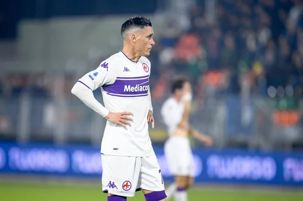 Retrato José Maria Callejon Fiorentina Durante Futebol Italiano Serie Match — Fotografia de Stock