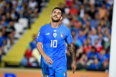 İtalya 'nın Lorenzo Pellegrini takımı UEFA Uluslar Ligi maçında İtalya ile Macaristan' ın (portreler) Cesena, İtalya 'daki Dino Manuzzi stadyumundaki portresi, 07 Haziran 2022 - Fotoğraf: Ettore Griffon