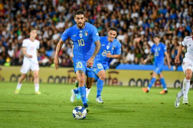 İtalya 'nın Lorenzo Pellegrini portresi UEFA Uluslar Ligi' nin İtalya ile Macaristan arasındaki (portreler) maçında Cesena, İtalya 'daki Dino Manuzzi stadyumunda, 07 Haziran 2022 - Fotoğraf: Ettore Griffon
