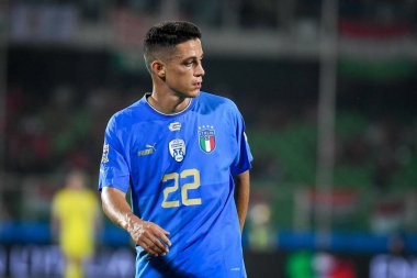 İtalya 'nın Giacomo Raspadori portresi UEFA Uluslar Ligi maçında İtalya - Macaristan (portreler) maçı sırasında Cesena, İtalya' daki Dino Manuzzi stadyumunda, 07 Haziran 2022 - Fotoğraf: Ettore Griffon