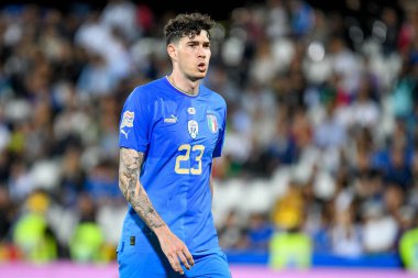 İtalyan Alessandro Bastoni 'nin UEFA Uluslar Ligi maçındaki portresi İtalya ile Macaristan arasındaki Dino Manuzzi stadyumunda (portreler), Cesena, İtalya' da, 07 Haziran 2022 - Fotoğraf: Ettore Griffon