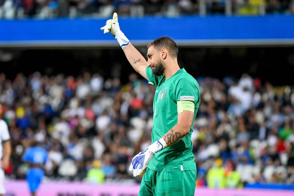İtalya 'nın Gianluigi Donnarumma portresi UEFA Uluslar Ligi maçında İtalya - Macaristan (portreler arşivi) maçında Cesena, İtalya' daki Dino Manuzzi stadyumunda, 07 Haziran 2022 - Fotoğraf: Ettore Griffon