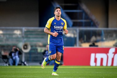Verona's Giovanni Simeone portrait  during  italian soccer Serie A match Hellas Verona FC vs SS Lazio (portraits archive) at the Marcantonio Bentegodi stadium in Verona, Italy, October 24, 2021 - Credit: Ettore Griffon