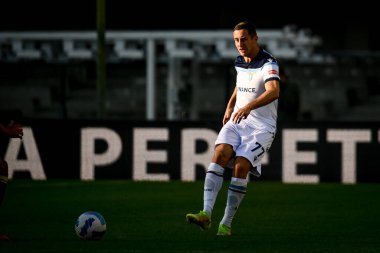 Lazio's Adam Marusic portrait in action  during  italian soccer Serie A match Hellas Verona FC vs SS Lazio (portraits archive) at the Marcantonio Bentegodi stadium in Verona, Italy, October 24, 2021 - Credit: Ettore Griffon