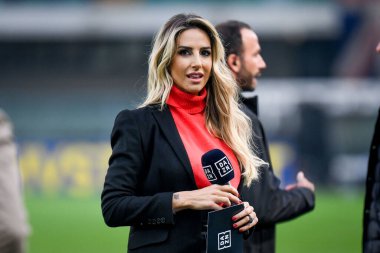 Giorgia Rossi journalist and television presenter of DAZN Italia  during  italian soccer Serie A match Hellas Verona FC vs Juventus FC (portraits archive) at the Marcantonio Bentegodi stadium in Verona, Italy, October 30, 2021 - Credit: Ettore Griffo