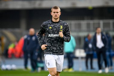 Matthijs De Ligt (Juventus) portrait  during  italian soccer Serie A match Hellas Verona FC vs Juventus FC (portraits archive) at the Marcantonio Bentegodi stadium in Verona, Italy, October 30, 2021 - Credit: Ettore Griffon
