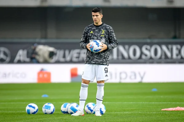 Alvaro Morata (Juventus) portrait  during  italian soccer Serie A match Hellas Verona FC vs Juventus FC (portraits archive) at the Marcantonio Bentegodi stadium in Verona, Italy, October 30, 2021 - Credit: Ettore Griffon