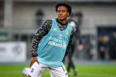 Juan Cuadrado (Juventus) portrait  during  italian soccer Serie A match Hellas Verona FC vs Juventus FC (portraits archive) at the Marcantonio Bentegodi stadium in Verona, Italy, October 30, 2021 - Credit: Ettore Griffon