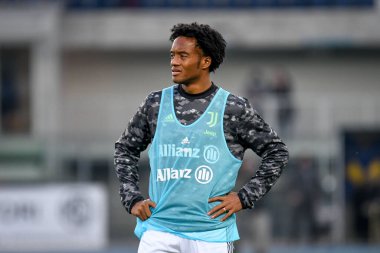 Juan Cuadrado (Juventus) portrait  during  italian soccer Serie A match Hellas Verona FC vs Juventus FC (portraits archive) at the Marcantonio Bentegodi stadium in Verona, Italy, October 30, 2021 - Credit: Ettore Griffon