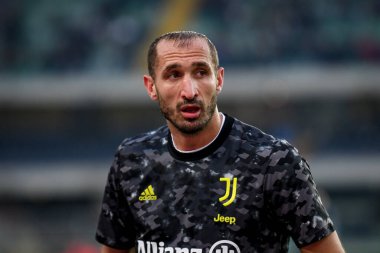 Giorgio Chiellini (Juventus) portrait  during  italian soccer Serie A match Hellas Verona FC vs Juventus FC (portraits archive) at the Marcantonio Bentegodi stadium in Verona, Italy, October 30, 2021 - Credit: Ettore Griffon