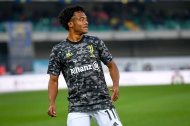 Juan Cuadrado (Juventus) portrait  during  italian soccer Serie A match Hellas Verona FC vs Juventus FC (portraits archive) at the Marcantonio Bentegodi stadium in Verona, Italy, October 30, 2021 - Credit: Ettore Griffon