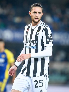 Adrien Rabiot (Juventus) portrait  during  italian soccer Serie A match Hellas Verona FC vs Juventus FC (portraits archive) at the Marcantonio Bentegodi stadium in Verona, Italy, October 30, 2021 - Credit: Ettore Griffon