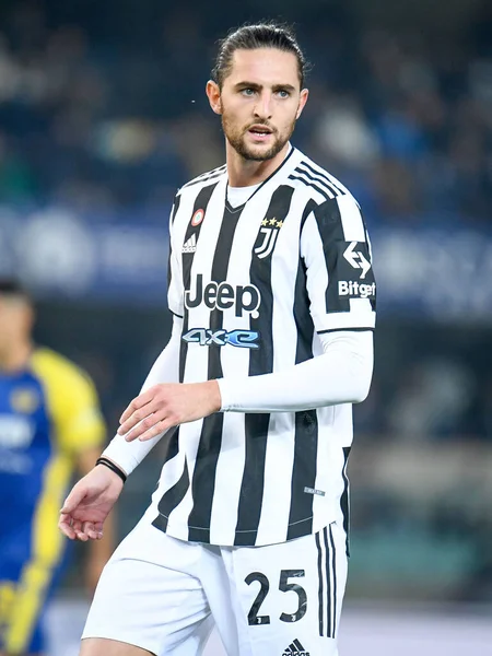 Adrien Rabiot Juventus Portrait Italian Soccer Serie Match Hellas Verona — Stock Fotó