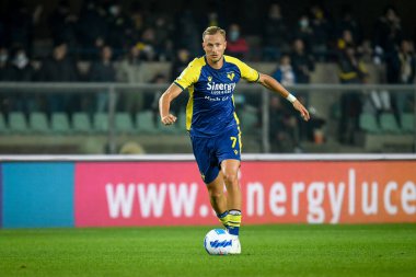 Verona's Antonin Barak portrait in action  during  italian soccer Serie A match Hellas Verona FC vs Juventus FC (portraits archive) at the Marcantonio Bentegodi stadium in Verona, Italy, October 30, 2021 - Credit: Ettore Griffon