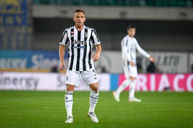 Melo Arthur (Juventus) portrait  during  italian soccer Serie A match Hellas Verona FC vs Juventus FC (portraits archive) at the Marcantonio Bentegodi stadium in Verona, Italy, October 30, 2021 - Credit: Ettore Griffon