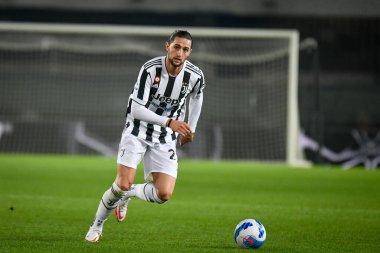 Adrien Rabiot (Juventus) portrait in action  during  italian soccer Serie A match Hellas Verona FC vs Juventus FC (portraits archive) at the Marcantonio Bentegodi stadium in Verona, Italy, October 30, 2021 - Credit: Ettore Griffon