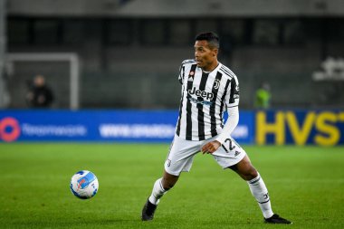Alex Sandro (Juventus) portrait in action  during  italian soccer Serie A match Hellas Verona FC vs Juventus FC (portraits archive) at the Marcantonio Bentegodi stadium in Verona, Italy, October 30, 2021 - Credit: Ettore Griffon