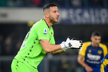 Verona's Lorenzo Montipo portrait  during  italian soccer Serie A match Hellas Verona FC vs Juventus FC (portraits archive) at the Marcantonio Bentegodi stadium in Verona, Italy, October 30, 2021 - Credit: Ettore Griffon