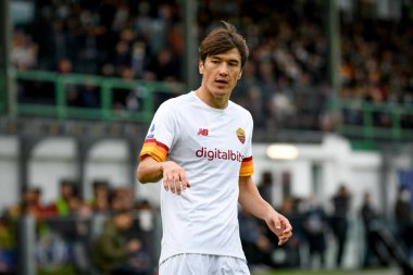 Roma's Eldor Shomurodov portrait  during  italian soccer Serie A match Venezia FC vs AS Roma (portraits archive) at the Pier Luigi Penzo stadium in Venice, Italy, November 07, 2021 - Credit: Ettore Griffon
