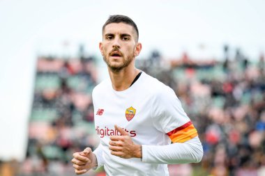 Roma's Lorenzo Pellegrini portrait  during  italian soccer Serie A match Venezia FC vs AS Roma (portraits archive) at the Pier Luigi Penzo stadium in Venice, Italy, November 07, 2021 - Credit: Ettore Griffon