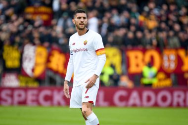 Roma's Lorenzo Pellegrini portrait  during  italian soccer Serie A match Venezia FC vs AS Roma (portraits archive) at the Pier Luigi Penzo stadium in Venice, Italy, November 07, 2021 - Credit: Ettore Griffon