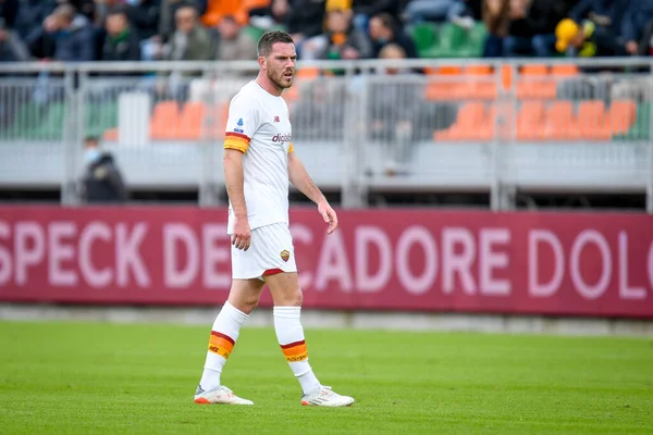 Roma Jordan Veretout Portrait Italian Soccer Serie Match Venezia Roma — Stok fotoğraf