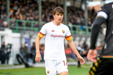 Roma's Eldor Shomurodov portrait  during  italian soccer Serie A match Venezia FC vs AS Roma (portraits archive) at the Pier Luigi Penzo stadium in Venice, Italy, November 07, 2021 - Credit: Ettore Griffon