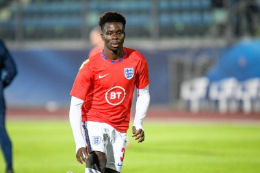 England's Bukayo Saka portrait  during  FIFA World Cup Qatar 2022 World Cup qualifiers - San Marino vs England (portraits archive) at the San Marino stadium in San Marino, Republic of San Marino, November 15, 2021 - Credit: Ettore Griffon