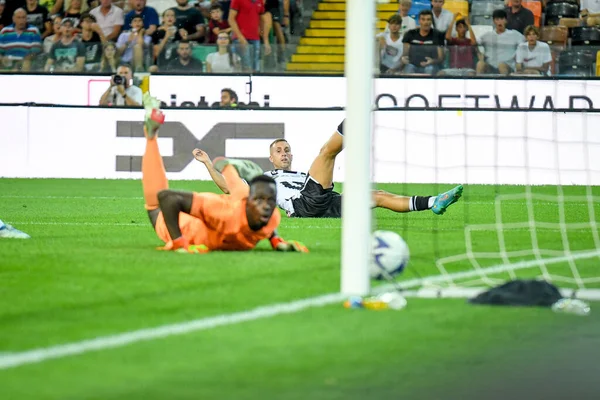Udinese's Gerard Deulofeu scores a goal  during  friendly football match Udinese Calcio vs Chelsea FC at the Friuli - Dacia Arena stadium in Udine, Italy, July 29, 2022 - Credit: Ettore Griffon