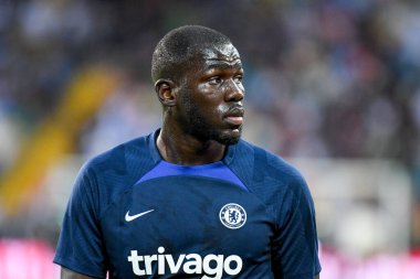 Chelsea's Kalidou Koulibaly portrait  during  friendly football match Udinese Calcio vs Chelsea FC at the Friuli - Dacia Arena stadium in Udine, Italy, July 29, 2022 - Credit: Ettore Griffon