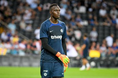 Chelsea's Edouard Mendy portrait  during  friendly football match Udinese Calcio vs Chelsea FC at the Friuli - Dacia Arena stadium in Udine, Italy, July 29, 2022 - Credit: Ettore Griffon