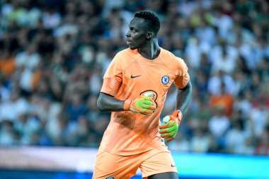 Chelsea's Edouard Mendy portrait  during  friendly football match Udinese Calcio vs Chelsea FC at the Friuli - Dacia Arena stadium in Udine, Italy, July 29, 2022 - Credit: Ettore Griffon