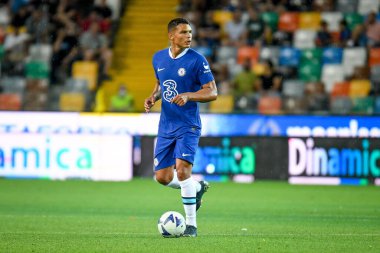Chelsea's Thiago Silva portrait in action  during  friendly football match Udinese Calcio vs Chelsea FC at the Friuli - Dacia Arena stadium in Udine, Italy, July 29, 2022 - Credit: Ettore Griffon