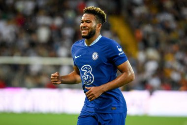 Chelsea's Reece James portrait  during  friendly football match Udinese Calcio vs Chelsea FC at the Friuli - Dacia Arena stadium in Udine, Italy, July 29, 2022 - Credit: Ettore Griffon