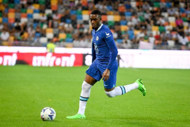Chelsea's Callum Hudson Odoi portrait in action  during  friendly football match Udinese Calcio vs Chelsea FC at the Friuli - Dacia Arena stadium in Udine, Italy, July 29, 2022 - Credit: Ettore Griffon
