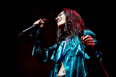 Elisa performing and singing on stage  during  Italian singer Music Concert Elisa - Back To The Future Live Tour 2022 at the Arena della Marca in Treviso, Italy, August 02, 2022 - Credit: Ettore Griffon