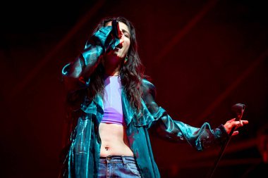 Elisa performing and singing on stage  during  Italian singer Music Concert Elisa - Back To The Future Live Tour 2022 at the Arena della Marca in Treviso, Italy, August 02, 2022 - Credit: Ettore Griffon
