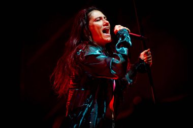 Elisa performing and singing on stage  during  Italian singer Music Concert Elisa - Back To The Future Live Tour 2022 at the Arena della Marca in Treviso, Italy, August 02, 2022 - Credit: Ettore Griffon