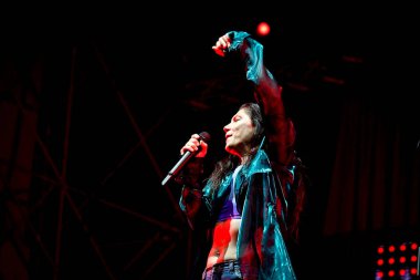 Elisa performing and singing on stage  during  Italian singer Music Concert Elisa - Back To The Future Live Tour 2022 at the Arena della Marca in Treviso, Italy, August 02, 2022 - Credit: Ettore Griffon