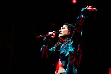 Elisa performing and singing on stage  during  Italian singer Music Concert Elisa - Back To The Future Live Tour 2022 at the Arena della Marca in Treviso, Italy, August 02, 2022 - Credit: Ettore Griffon