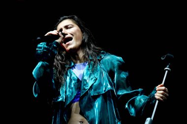 Elisa performing and singing on stage  during  Italian singer Music Concert Elisa - Back To The Future Live Tour 2022 at the Arena della Marca in Treviso, Italy, August 02, 2022 - Credit: Ettore Griffon